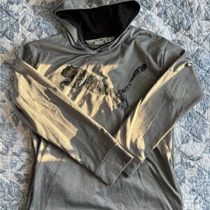 Puma Gray Men's Hoodie Shirt